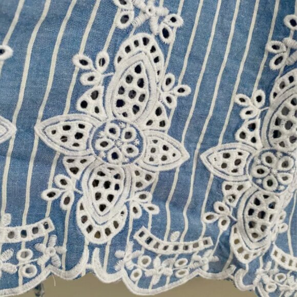 Brand New Maeve Eyelet Babydoll Tank Top - Picture 9 of 11